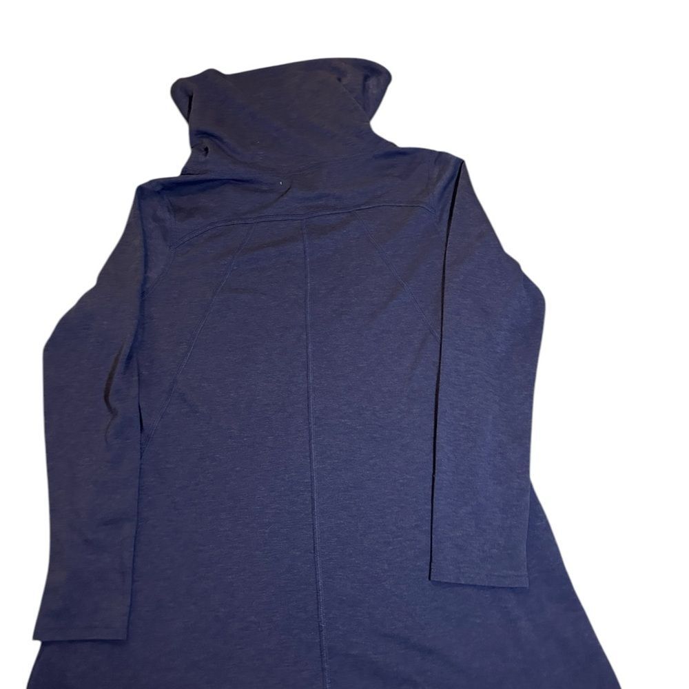 Woman’s Adventura Cowlneck Tunic Dress Color- Purple Size- Large - Picture 2 of 5